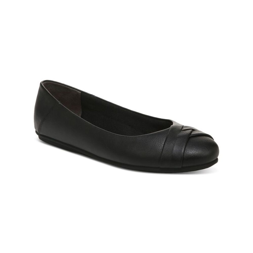 STYLE & COMPANY Womens Black Sennette Round Toe Slip On Ballet Flats 6.5 M